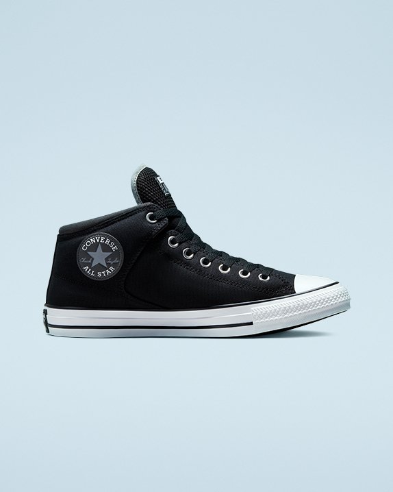 Converse Chuck Taylor All Star High Street Canvas Mid Negras | A98039X