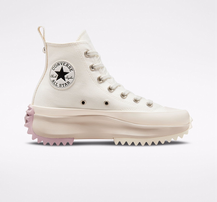 Converse Run Star Hike Platform Embroidered Crystals Beige | A95032O